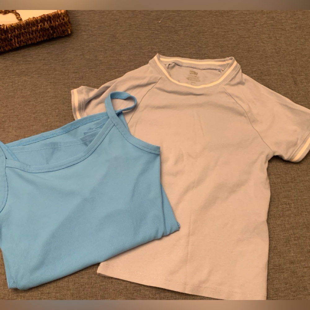 Levi Baby Blue Baby Tee